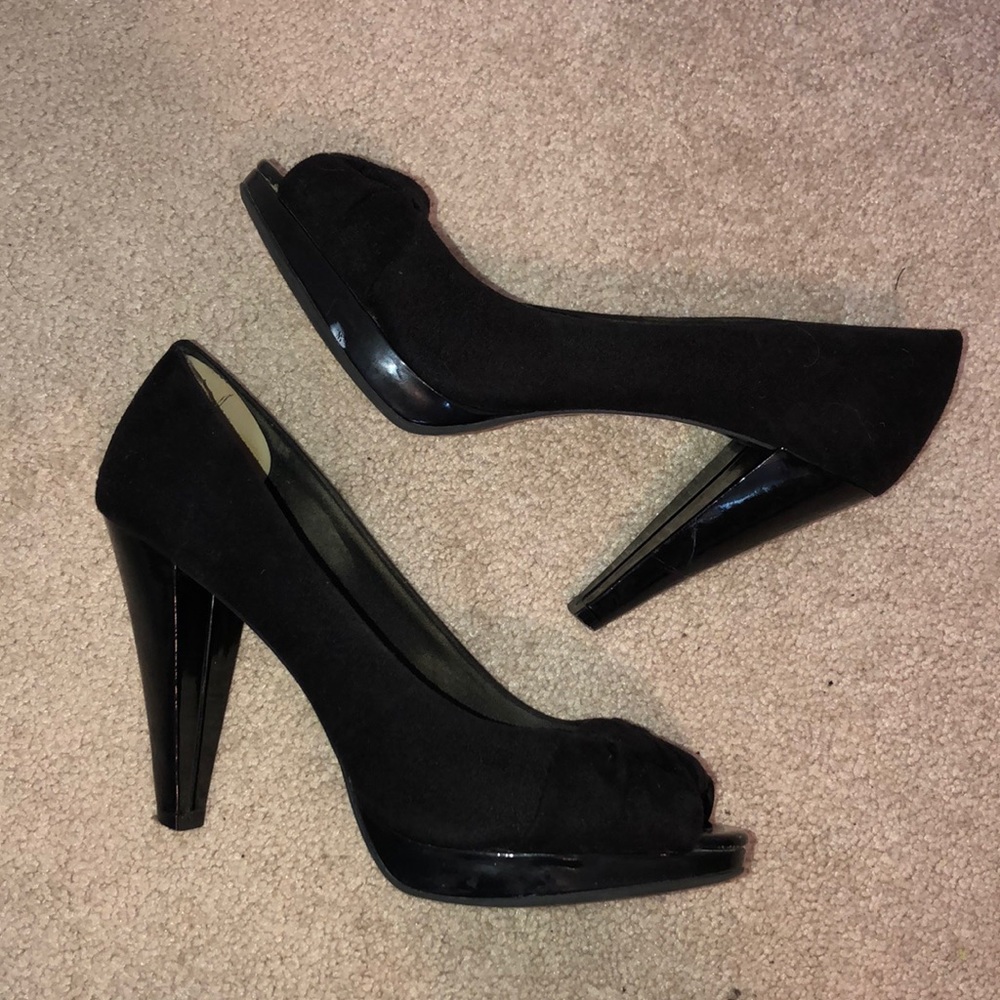 black heels